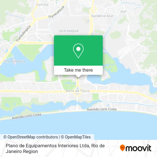 Plano de Equipamentos Interiores Ltda map