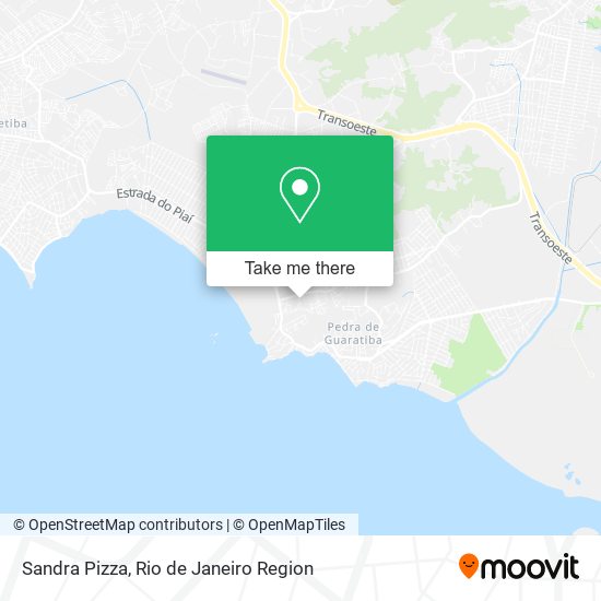 Sandra Pizza map