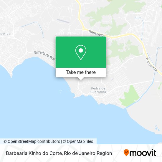 Mapa Barbearia Kinho do Corte