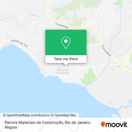 Mapa Ramos Materiais de Construção