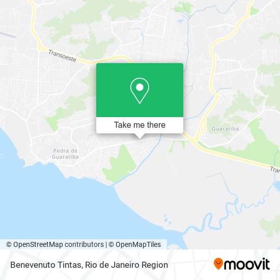Benevenuto Tintas map