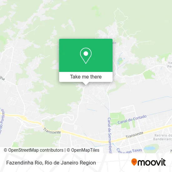 Fazendinha Rio map