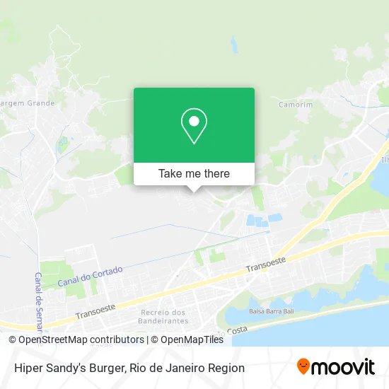 Hiper Sandy's Burger map
