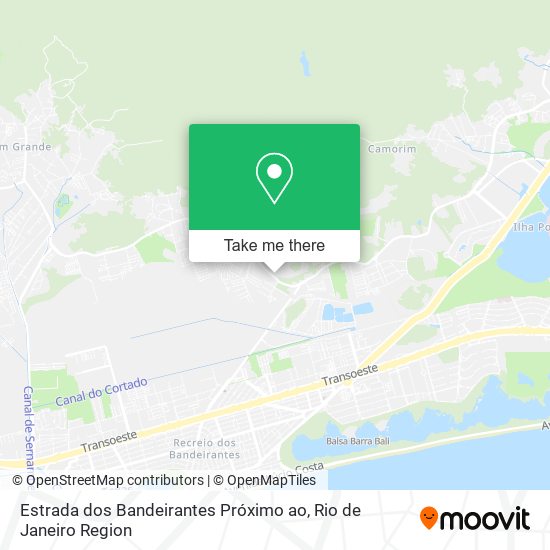 Estrada dos Bandeirantes Próximo ao map