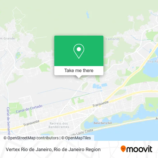 Vertex Rio de Janeiro map