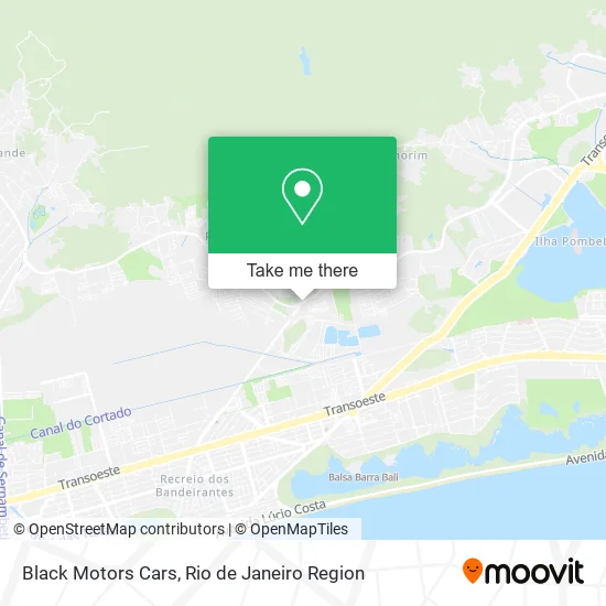 Black Motors Cars map