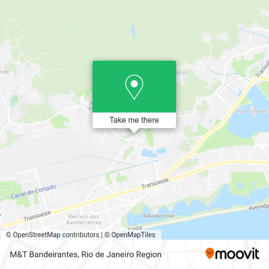M&T Bandeirantes map