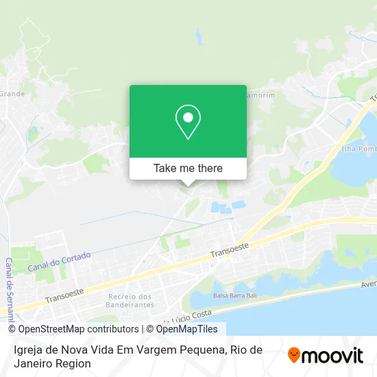 Igreja de Nova Vida Em Vargem Pequena map