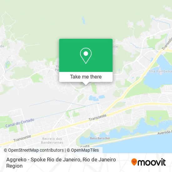 Aggreko - Spoke Rio de Janeiro map