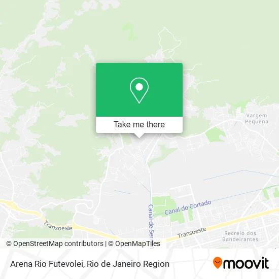 Arena Rio Futevolei map