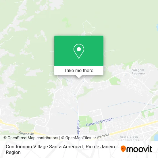 Condominio Village Santa America I map