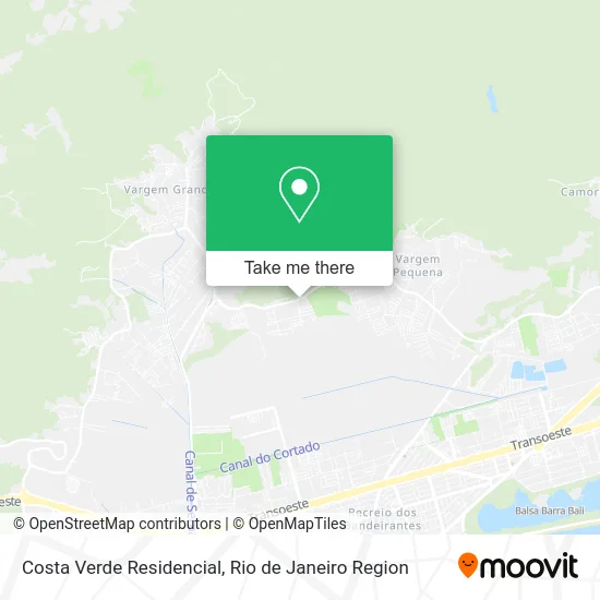 Costa Verde Residencial map