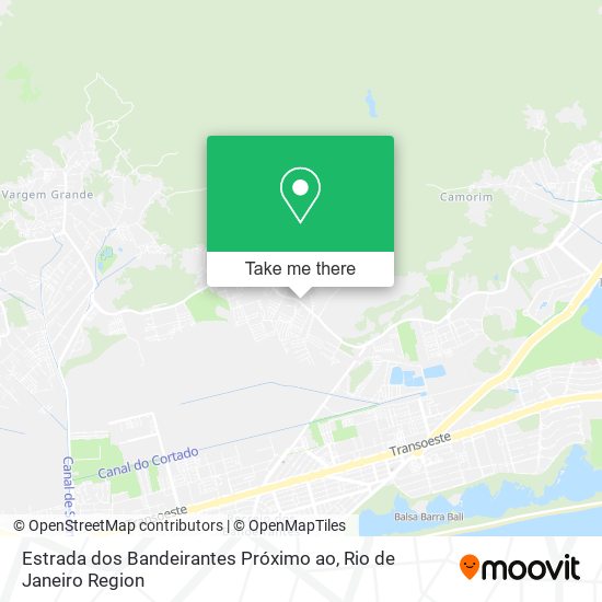 Estrada dos Bandeirantes Próximo ao map
