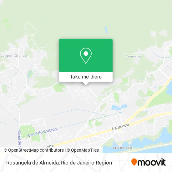 Rosângela de Almeida map