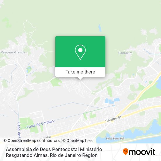 Assembléia de Deus Pentecostal Ministério Resgatando Almas map