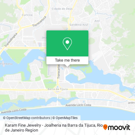 Karam Fine Jewelry - Joalheria na Barra da Tijuca map