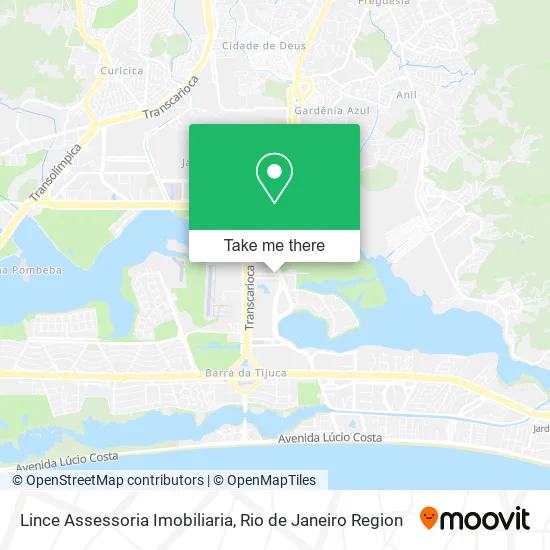 Lince Assessoria Imobiliaria map