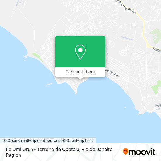 Ile Omi Orun - Terreiro de Obatalá map