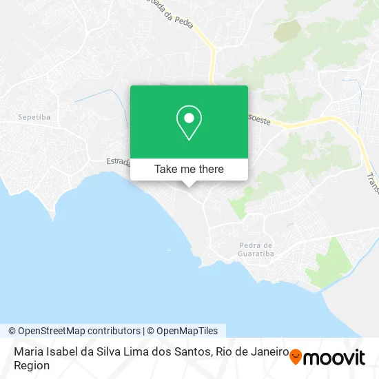 Maria Isabel da Silva Lima dos Santos map