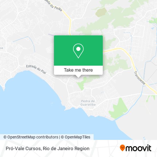 Pró-Vale Cursos map