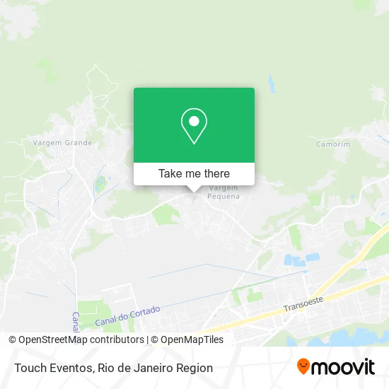 Touch Eventos map