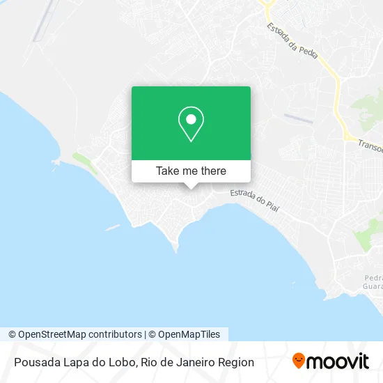 Pousada Lapa do Lobo map