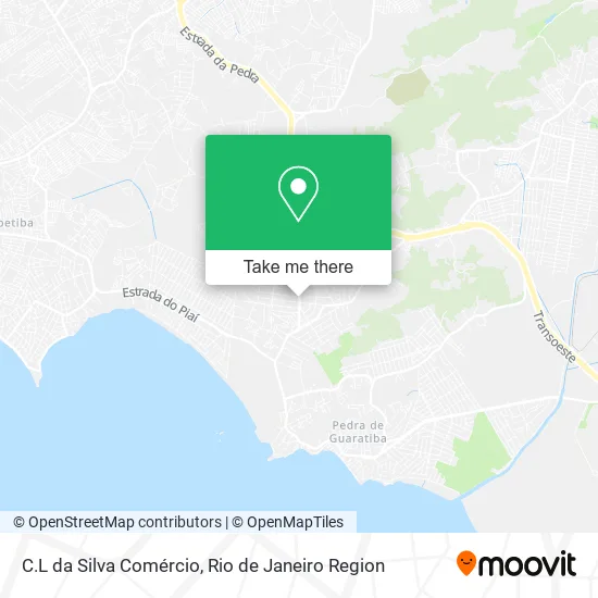 C.L da Silva Comércio map