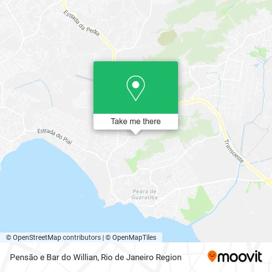 Pensão e Bar do Willian map