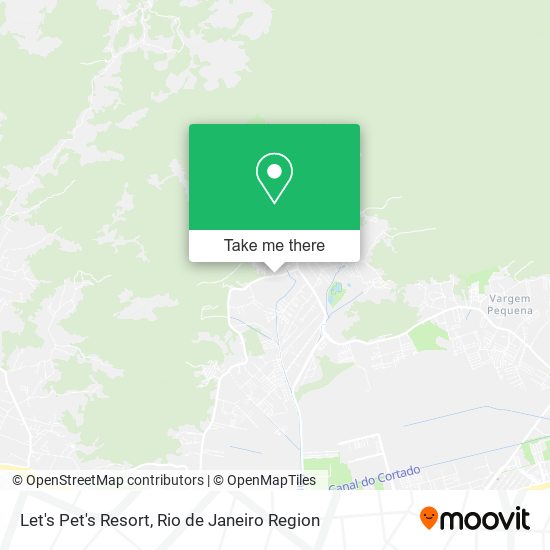 Let's Pet's Resort map