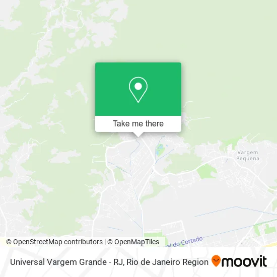 Universal Vargem Grande - RJ map