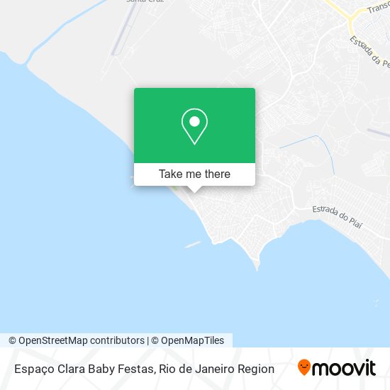 Espaço Clara Baby Festas map