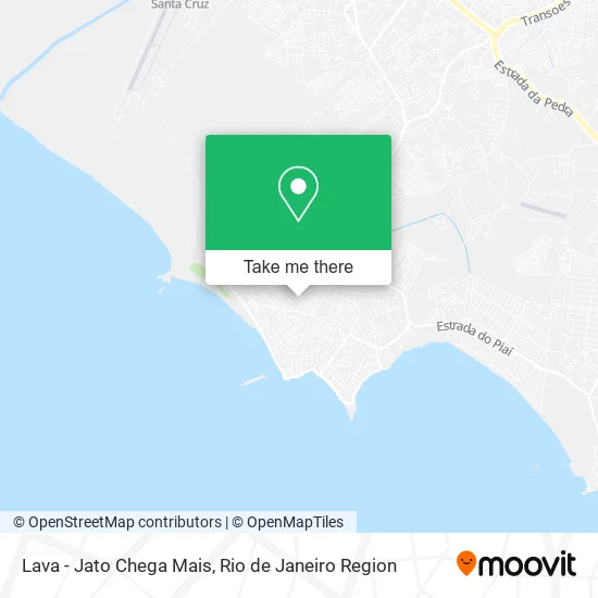 Lava - Jato Chega Mais map