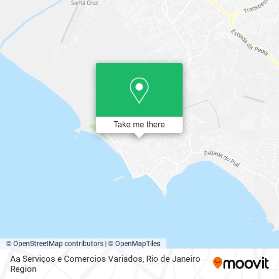 Aa Serviços e Comercios Variados map