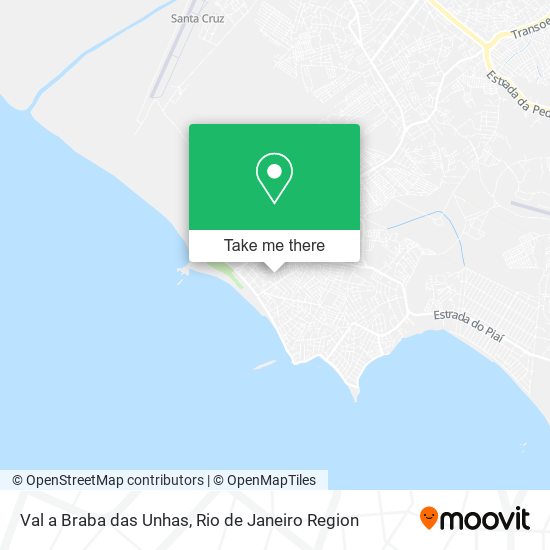 Val a Braba das Unhas map