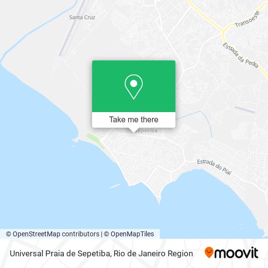 Universal Praia de Sepetiba map