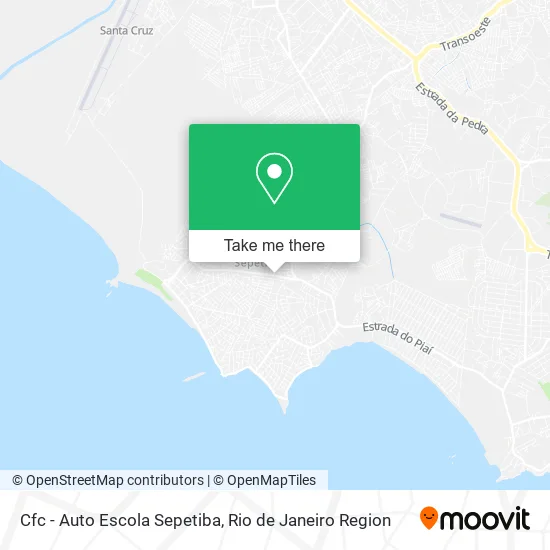 Cfc - Auto Escola Sepetiba map