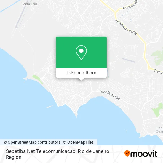 Sepetiba Net Telecomunicacao map