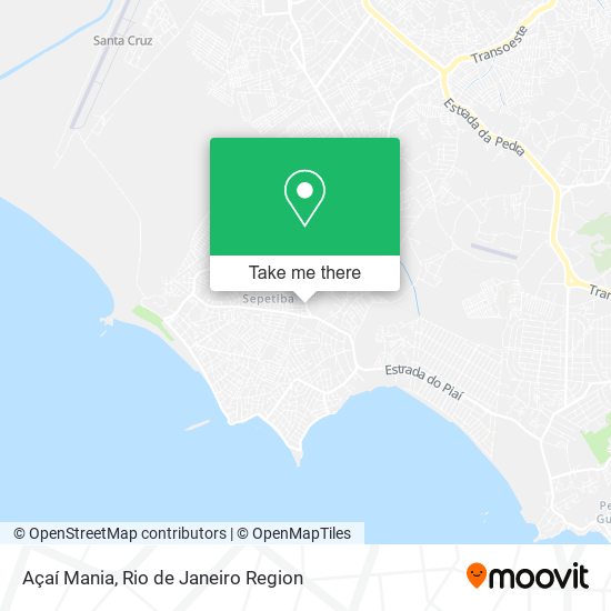 Açaí Mania map