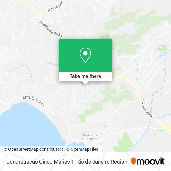 Mapa Congregação Cinco Marias 1