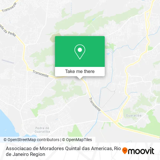 Associacao de Moradores Quintal das Americas map
