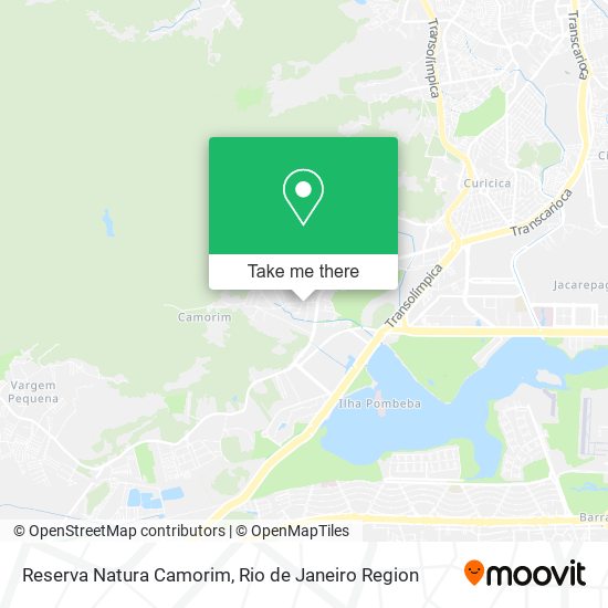 Reserva Natura Camorim map