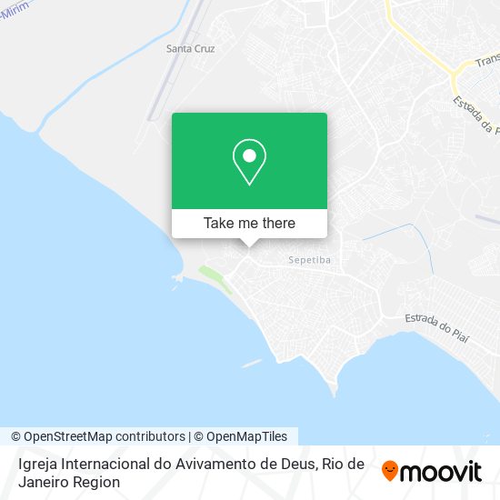 Igreja Internacional do Avivamento de Deus map