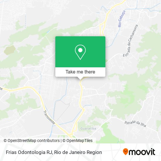 Frias Odontologia RJ map