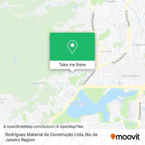 Rodrigues Material de Construção Ltda map