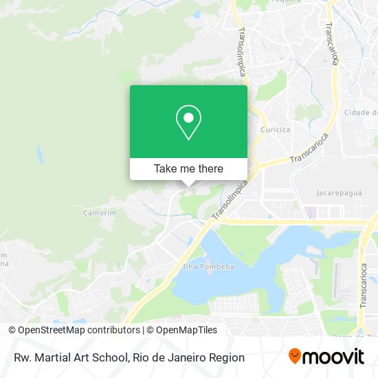 Rw. Martial Art School map