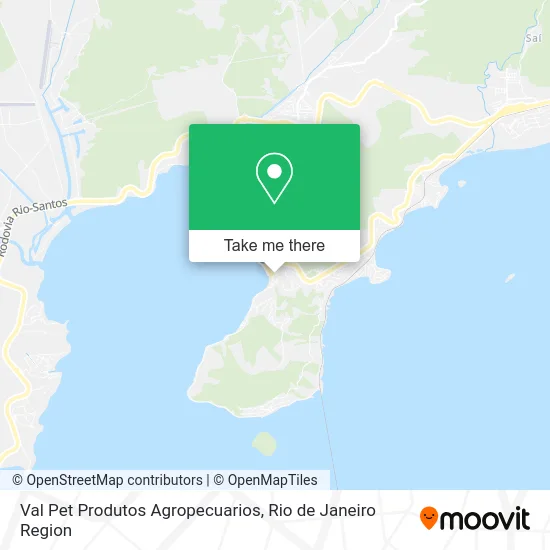 Val Pet Produtos Agropecuarios map