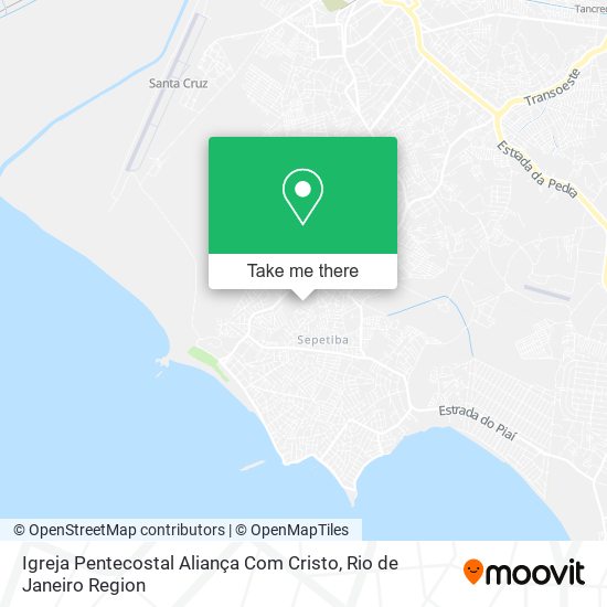 Igreja Pentecostal Aliança Com Cristo map