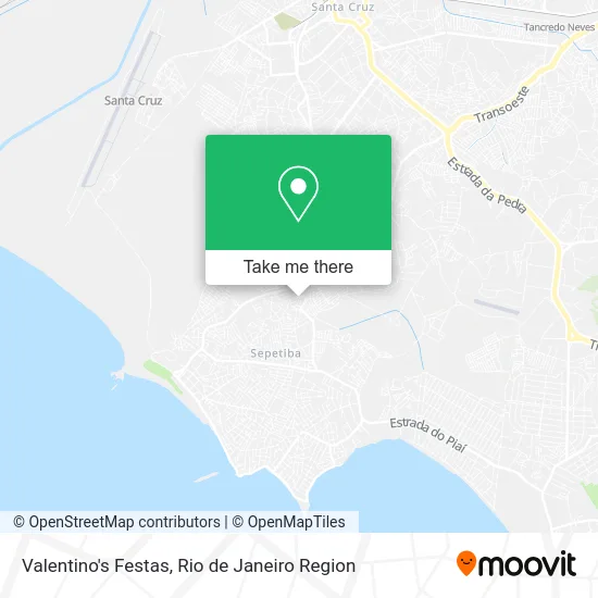 Valentino's Festas map