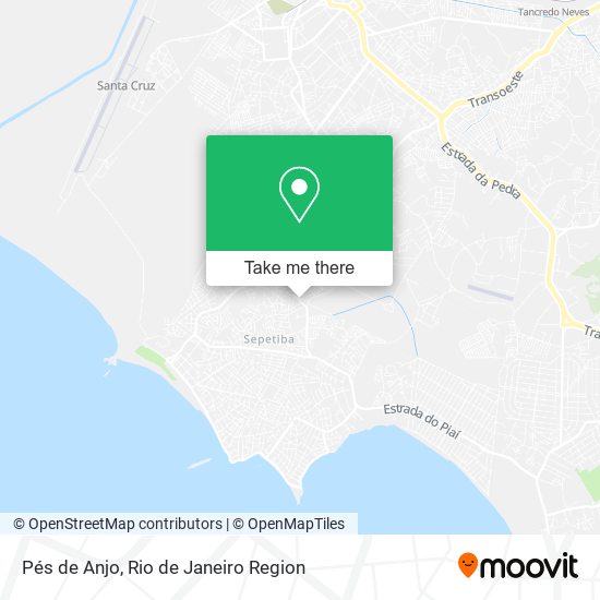 Pés de Anjo map