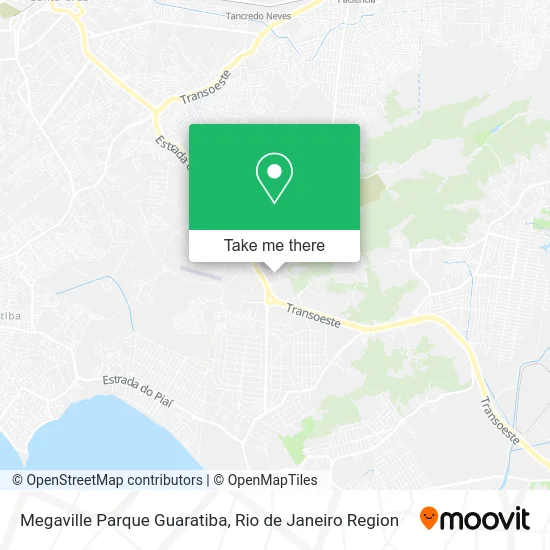 Megaville Parque Guaratiba map